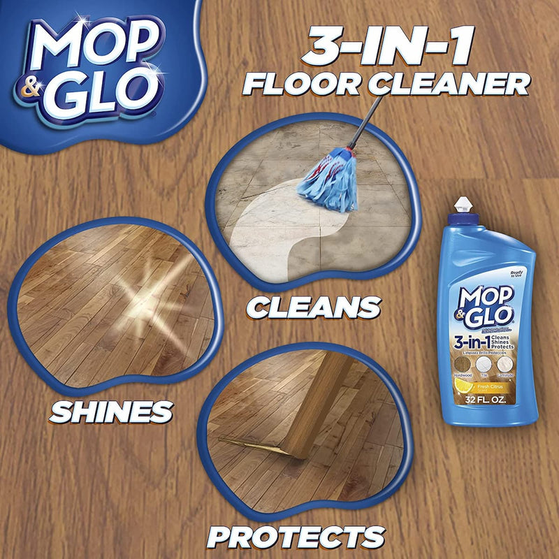Mop & Glo Floor Shine Cleaner 32 oz Citrus