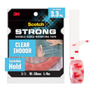 3M Scotch Clear Double Sided Mounting Tape 19 mm x 1.5 m / 19 mm x 4 m