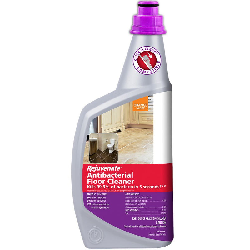 Rejuvenate Antibacterial Floor Cleaner 32 Oz Kills 99.9% of Bacteria