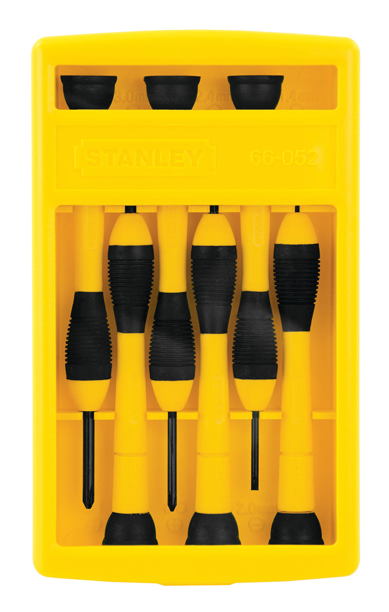 Stanley Screwdriver Precision Bi-Mat 6 Piece Set