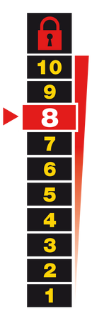 Stanley Solid Brass Rectangular Padlock With Hardened Steel Case 80mm/ 90mm