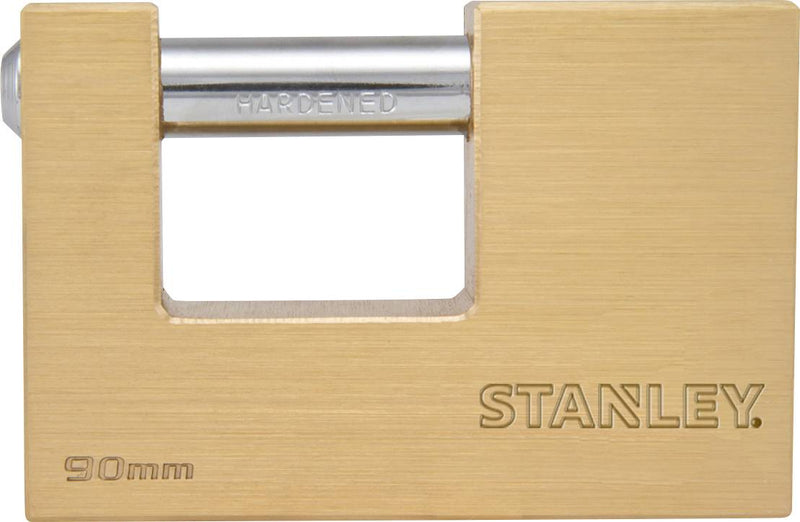 Stanley Solid Brass Rectangular Padlock