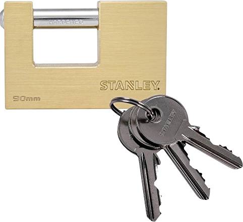 Stanley Solid Brass Rectangular Padlock