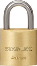 Stanley Solid Brass Standard Shackle Padlock 20mm/ 25mm/ 30mm/ 40mm/ 50mm/ 60mm/70mm