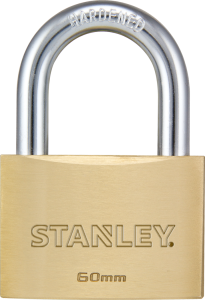 Stanley Solid Brass Standard Shackle Padlock 20mm/ 25mm/ 30mm/ 40mm/ 50mm/ 60mm/70mm