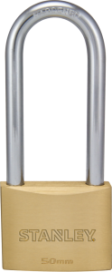 Stanley Solid Brass Long Shackle Padlock 20mm/ 25mm/ 30mm/ 40mm/ 50mm