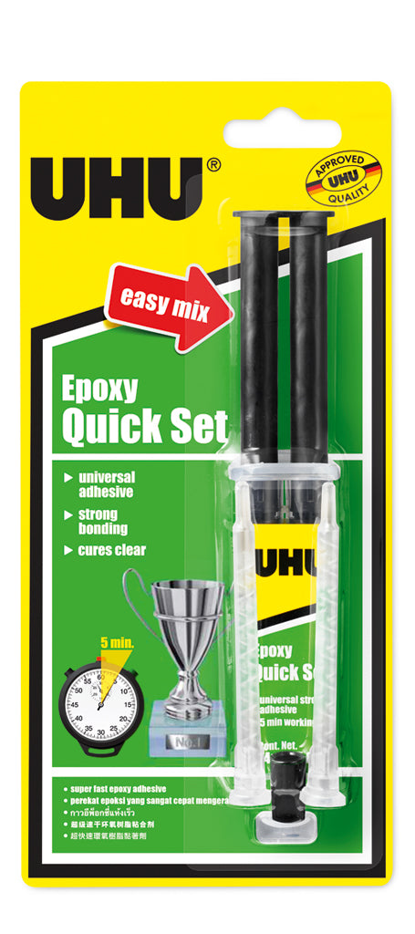 Uhu Epoxy Quick Set Easy Mix Syringe 14 ml