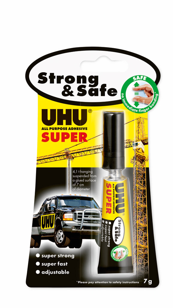 Uhu All Purpose Super Strong & Safe,Tube/7 gm