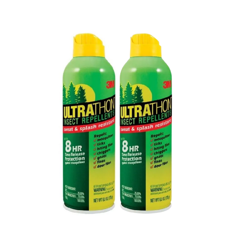 3M Ultrathon 610-6 Aerosol Insect Repellent 6 Oz (Bundle of 2)
