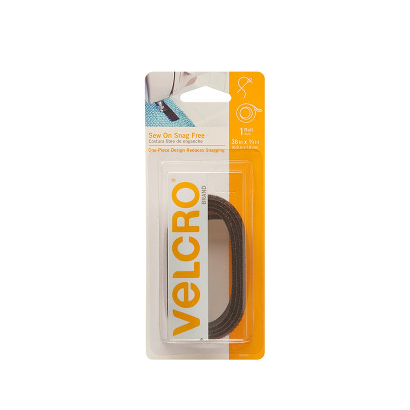 Velcro Brand Sew on Snag Free 1.9 cm X 0.9 Meter Black
