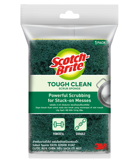 3M Scotchbrite Anti-bac HD Scrub Sponge 1 Pc