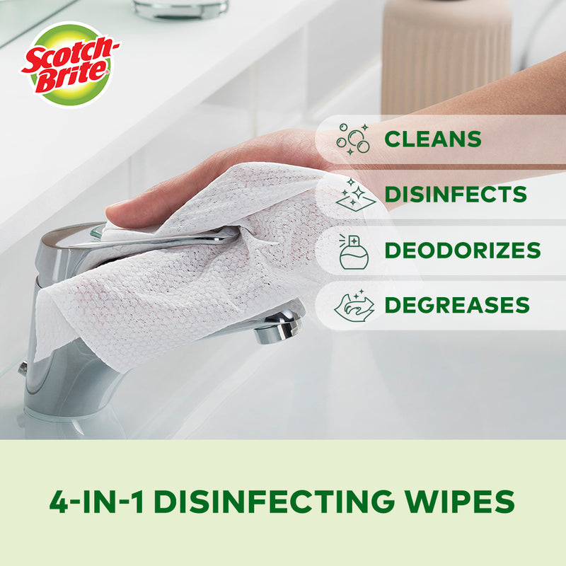 3M Scotch-Brite Multipurpose Disinfecting Wipes, 85s